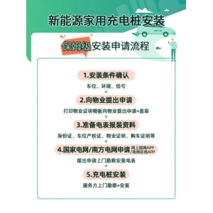 千亿球友会幻想汽车家用充电桩装置具体流程（电表申请、充电桩选购）